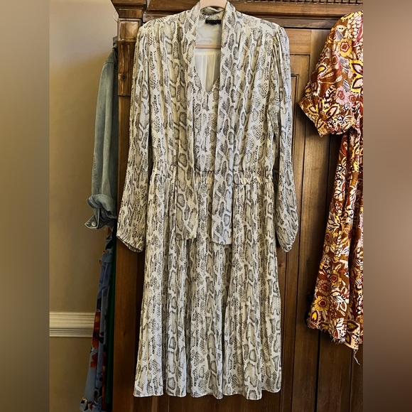 Anthro Pleated Dress - Picture 2 of 4